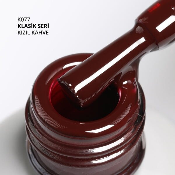 Momo Professional Klasik Seri Kalıcı Oje K077 Kızıl Kahve (14ml)