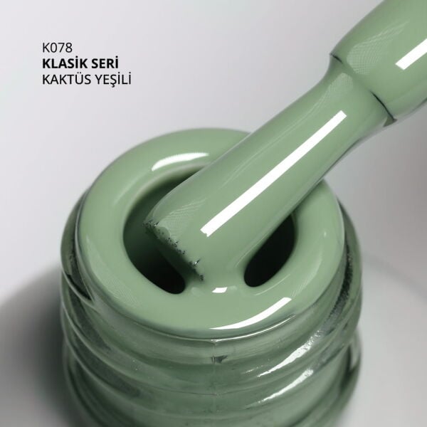 Momo Professional Klasik Seri Kalıcı Oje K078 Kaktüs Yeşili (14ml)