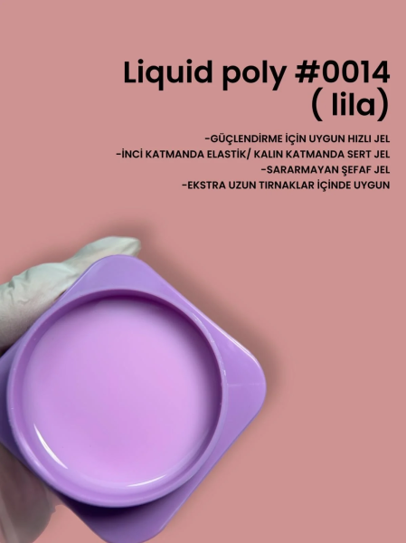 Viola Beauty Liquid Poly Gel Nude #0014 - (Yeni Kıvam) 30 ml