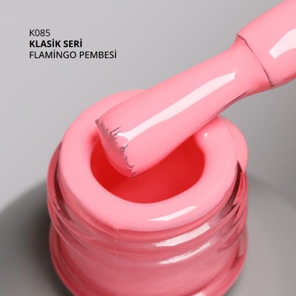 Momo Professional Klasik Seri Kalıcı Oje K085 Flamingo Pembesi (14ml)
