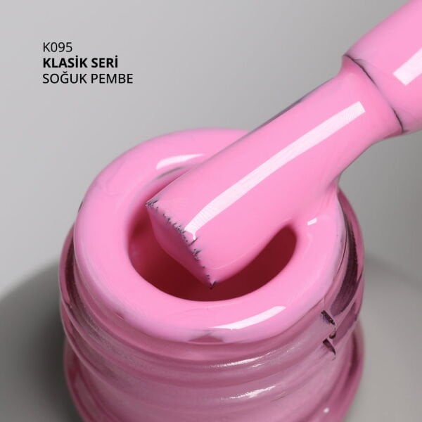 Momo Professional Klasik Seri Kalıcı Oje K095 Soğuk Pembe (14ml)