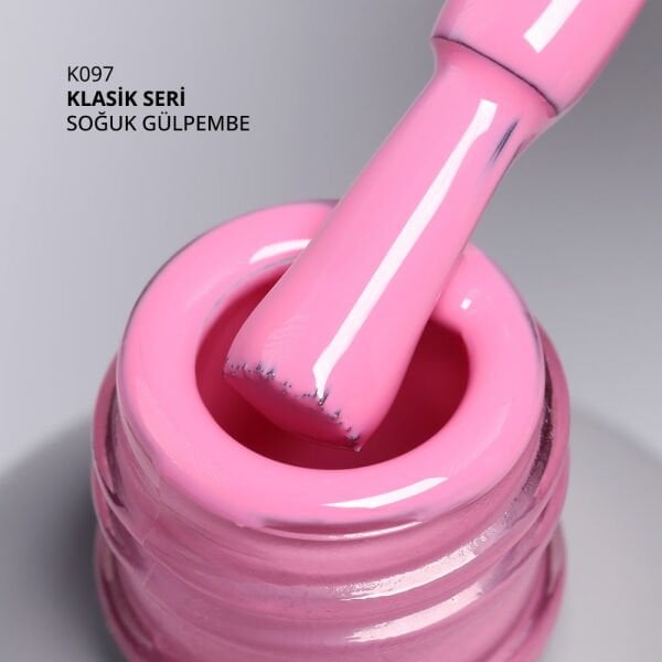 Momo Professional Klasik Seri Kalıcı Oje K097 Soğuk Gülpembe (14ml)