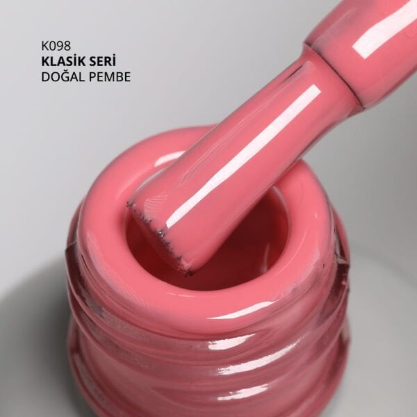 Momo Professional Klasik Seri Kalıcı Oje K098 Doğal Pembe (14ml)