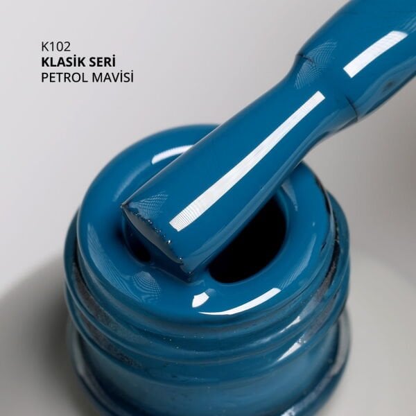 Momo Professional Klasik Seri Kalıcı Oje K102 Petrol Mavisi (14ml)