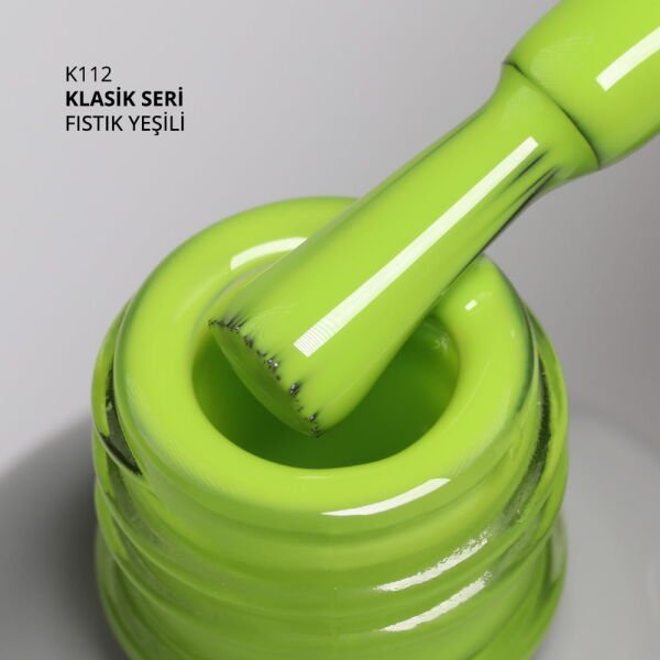 Momo Professional Klasik Seri Kalıcı Oje K112 Fıstık Yeşili (14ml)