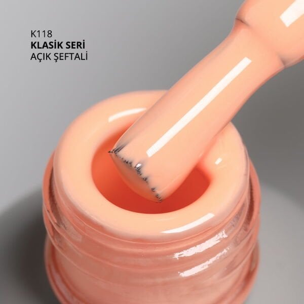 Momo Professional Klasik Seri Kalıcı Oje K118 Açık Şeftali (14ml)