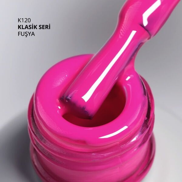 Momo Professional Klasik Seri Kalıcı Oje K120 Fuşya (14ml)