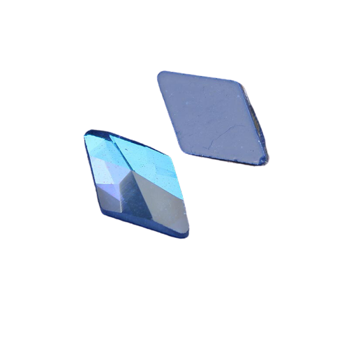 Taş Eşkenar Dörtgen Royal Blue 6*10mm 2 Adet