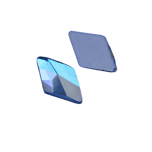 Taş Eşkenar Dörtgen Royal Blue 6*10mm 2 Adet