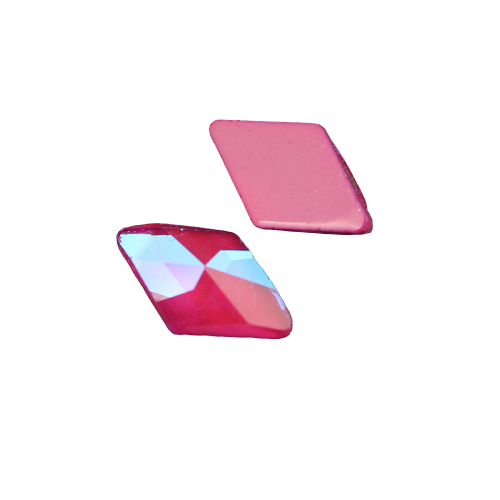 Taş Eşkenar Dörtgen Royal Fuşya 6*10mm 2 Adet