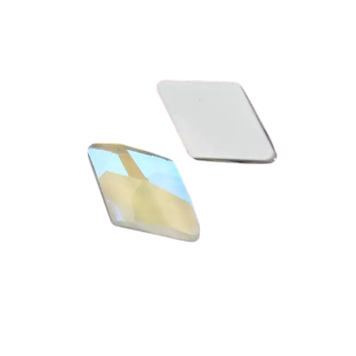 Taş Eşkenar Dörtgen Royal White 6*10mm 2 Adet