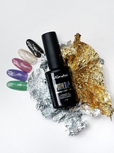 In'Garden Potal Top Coat Silver & Gold Gloss Parlak/Yapışkansız (11ml)