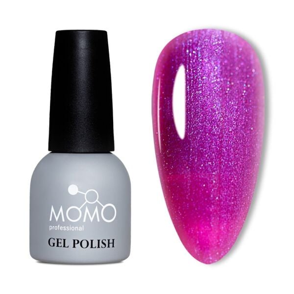 Momo Professional Simli Seri Kalıcı Oje S035 Mavi Sedefli Mor (14ml)