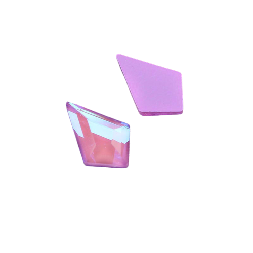 Taş Eşkenar Dörtgen Eğimli Royal Violet 5.5*8.5mm 2 Adet