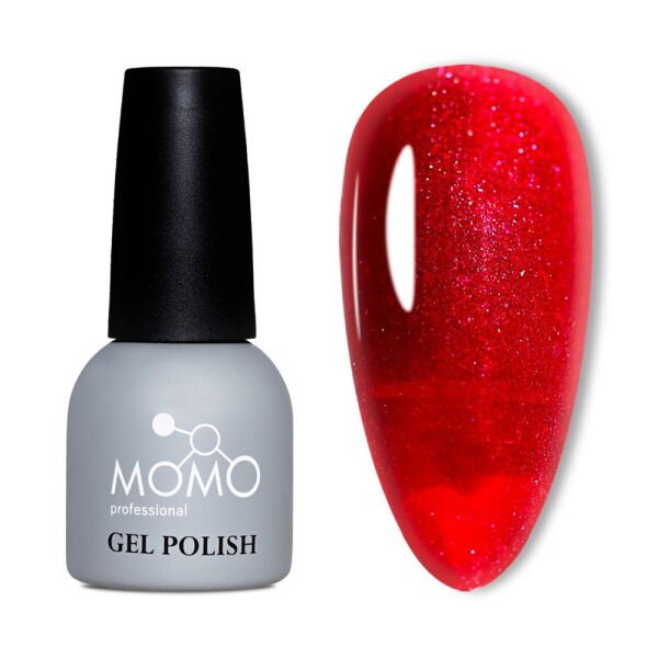 Momo Professional Simli Seri Kalıcı Oje S037 Simli Vişne Çürüğü (14ml)