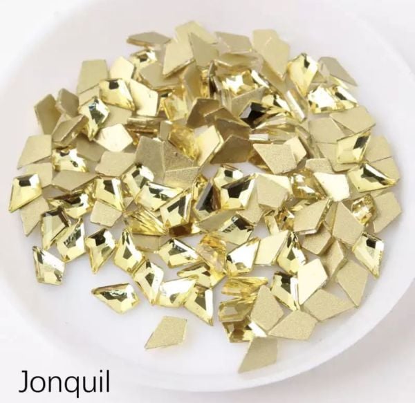 Taş Eşkenar Dörtgen Eğimli Jonquil 4*6.5mm 2 Adet