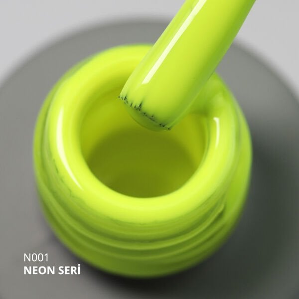 Momo Professional Neon Seri Kalıcı Oje N001 Neon Sarı (14ml)
