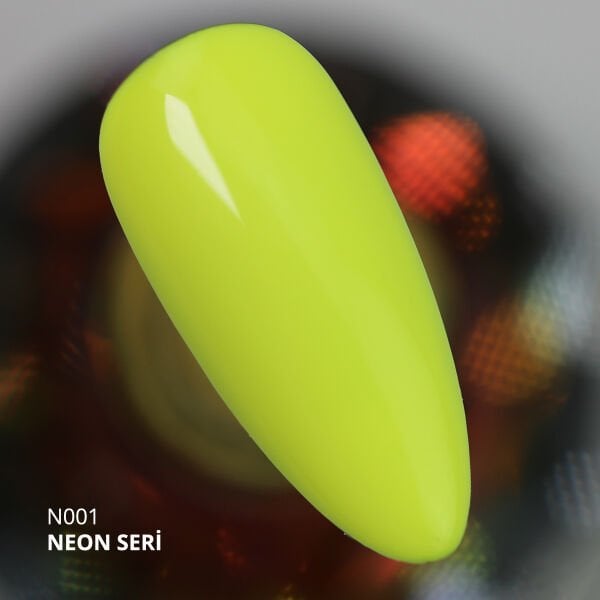 Momo Professional Neon Seri Kalıcı Oje N001 Neon Sarı (14ml)