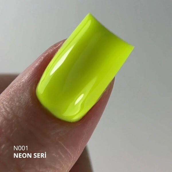 Momo Professional Neon Seri Kalıcı Oje N001 Neon Sarı (14ml)