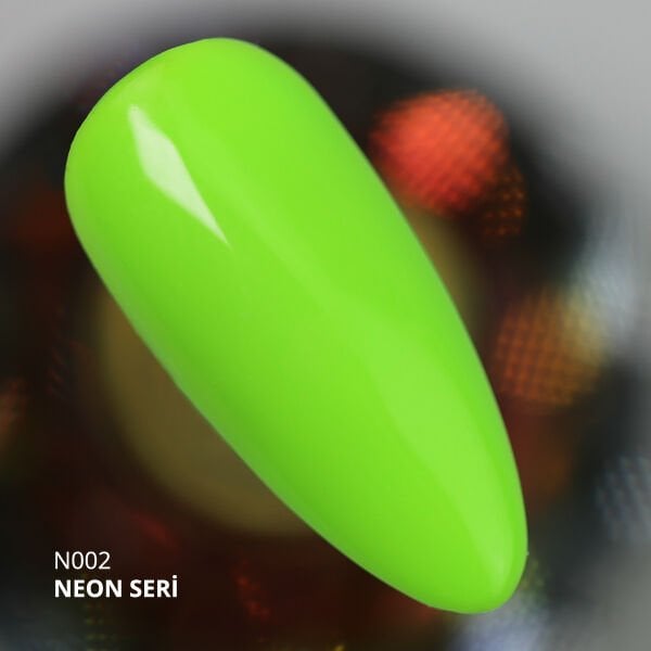 Momo Professional Neon Seri Kalıcı Oje N002 Neon Yeşil (14ml)