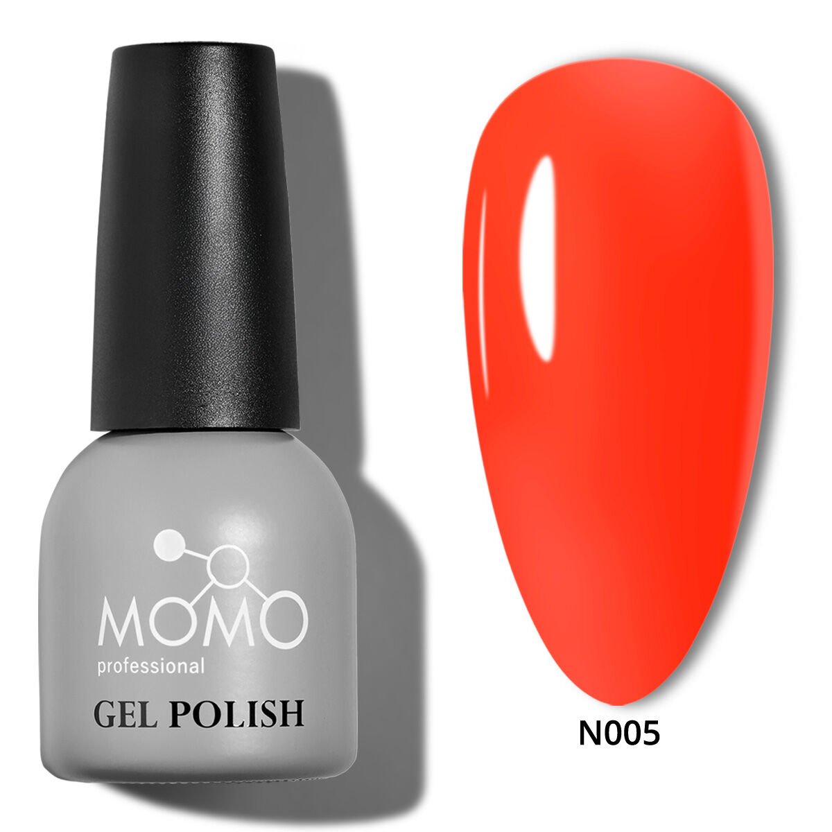 Momo Professional Neon Seri Kalıcı Oje N005 Neon Nar Çiçeği (14ml)