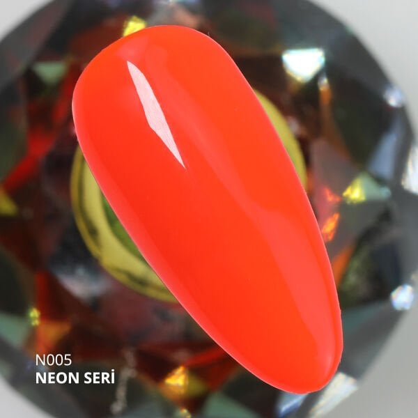 Momo Professional Neon Seri Kalıcı Oje N005 Neon Nar Çiçeği (14ml)
