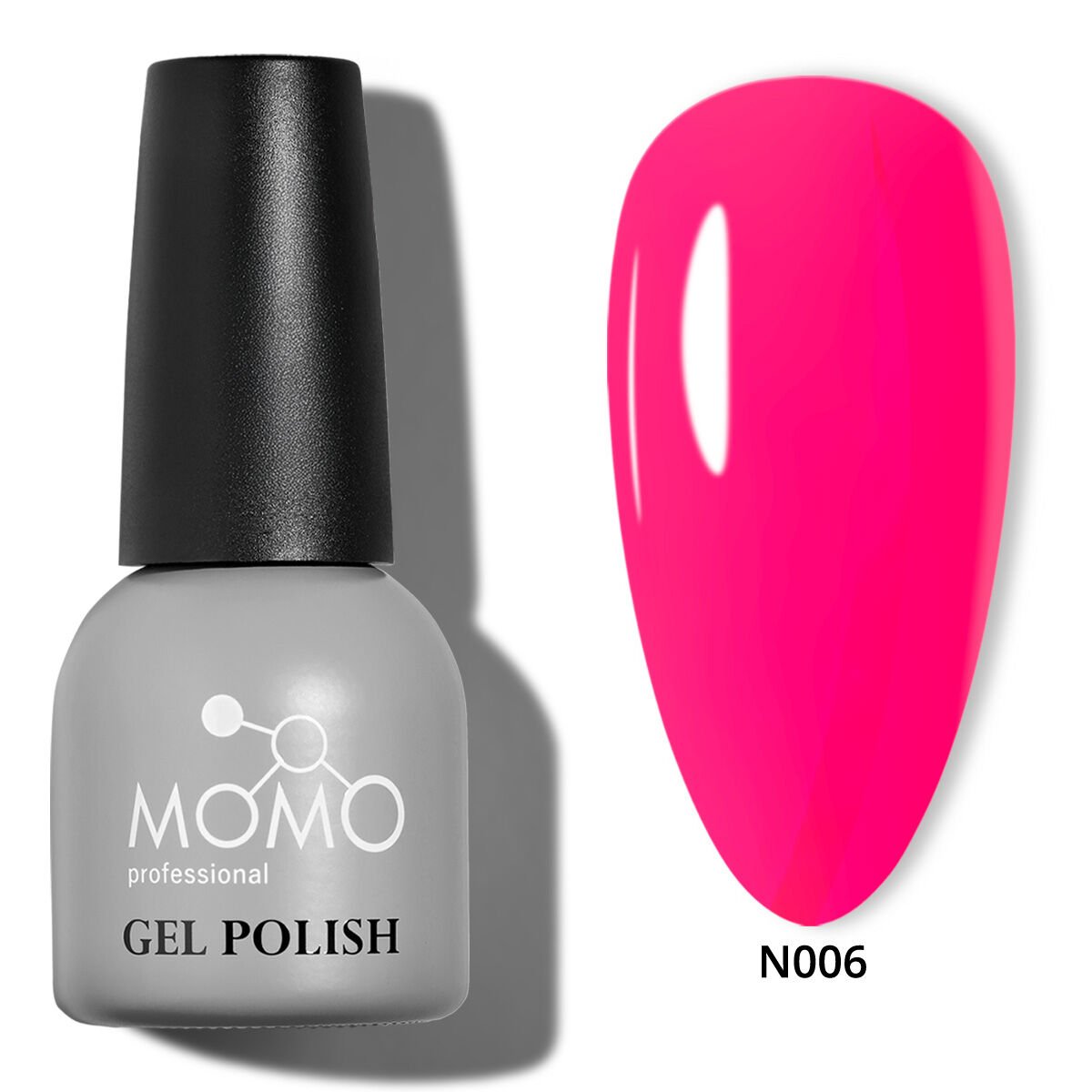 Momo Professional Neon Seri Kalıcı Oje N006 Neon Pembe (14ml)
