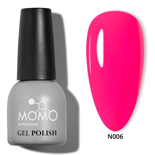 Momo Professional Neon Seri Kalıcı Oje N006 Neon Pembe (14ml)