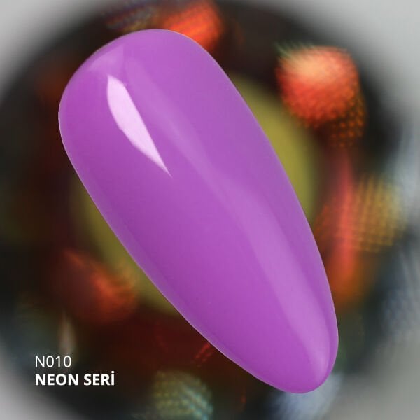 Momo Professional Neon Seri Kalıcı Oje N010 Neon Mor (14ml)