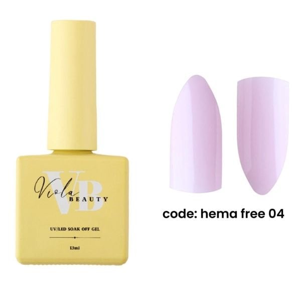 Viola Beauty Hema Free 04 Base Coat (Hema Maddesi İçermeyen Renkli base ) 13 ml