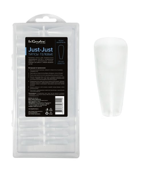 İn'Garden  Jel Tips Mat Balerin (240 Adet)