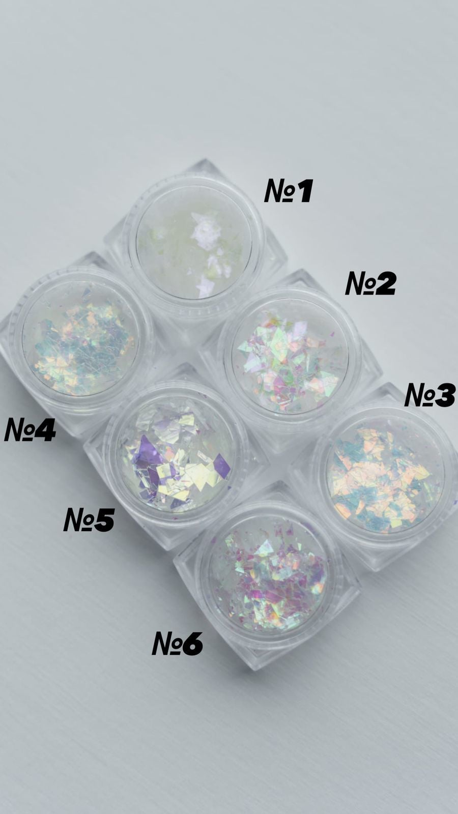 Swanky Stamping Folyo Kırık Cam Efektı №1