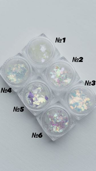 Swanky Stamping Folyo Kırık Cam Efektı №1