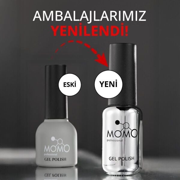 Momo Professional Disko Seri Kalıcı Oje D008 Mavi (10ml) Reflective Flash Gel Polish