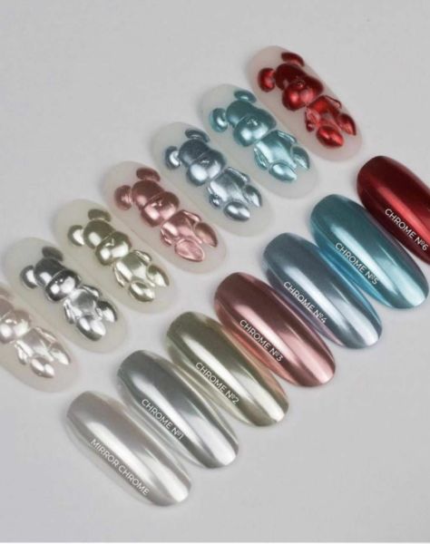 İva Nails Chrome Ayna Efekt Krom №1
