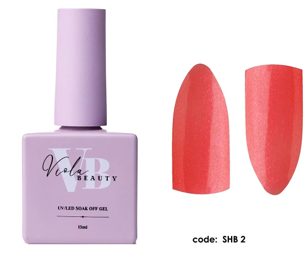 Viola Beauty Shimmer Base Coat #0002 - Renkli Base Coat 13 ml