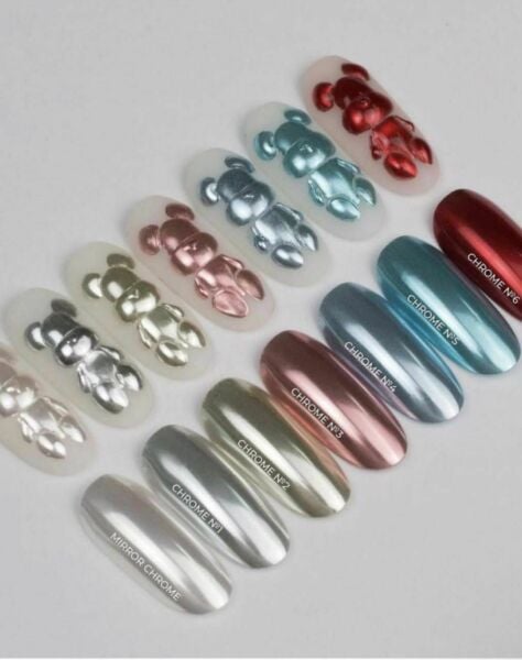 İva Nails Chrome Ayna Efekt Krom №3