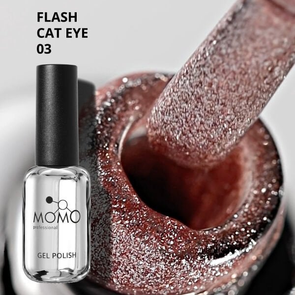Momo Professional Flash Cat Eye Kalıcı Oje №03 (10ml)