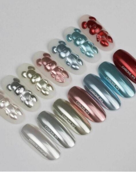 İva Nails Chrome Ayna Efekt Krom №6