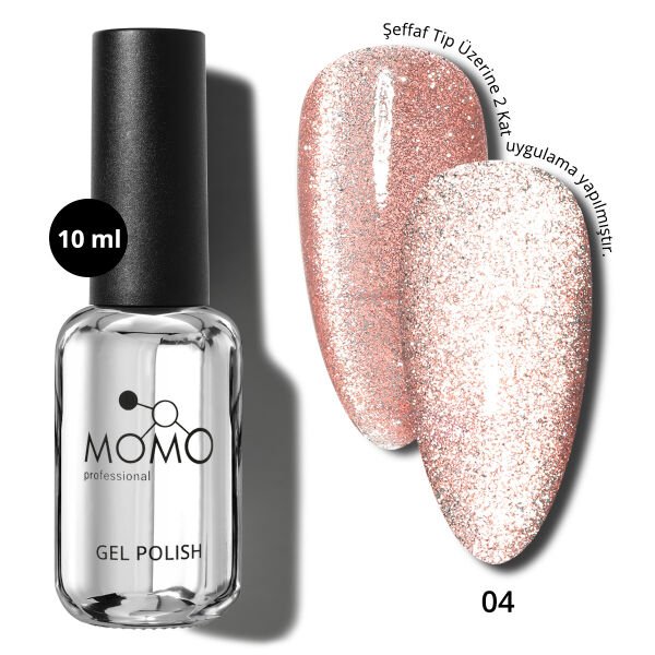 Momo Professional Flash Cat Eye Kalıcı Oje №04 (10ml)