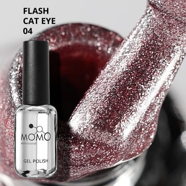 Momo Professional Flash Cat Eye Kalıcı Oje №04 (10ml)