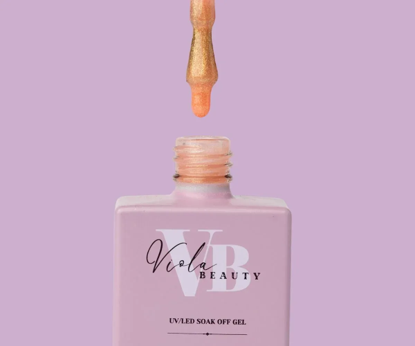 Viola Beauty Shimmer Base Coat #0005 - Renkli Base Coat 13 ml