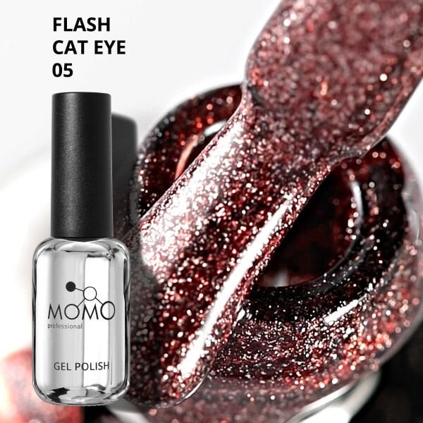 Momo Professional Flash Cat Eye Kalıcı Oje №05 (10ml)