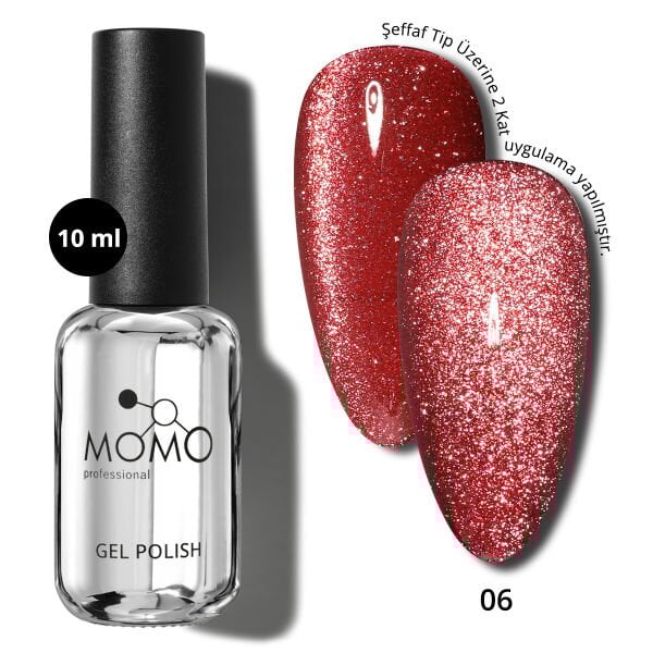 Momo Professional Flash Cat Eye Kalıcı Oje №06 (10ml)