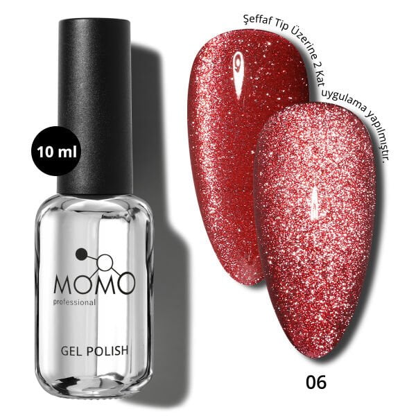 Momo Professional Flash Cat Eye Kalıcı Oje №06 (10ml)