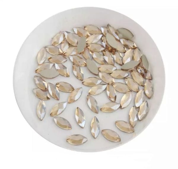 Taş Markiz Şampanya 3.5*8mm 2 Adet