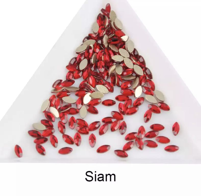 Taş Markiz Siam 2*4mm 6 Adet