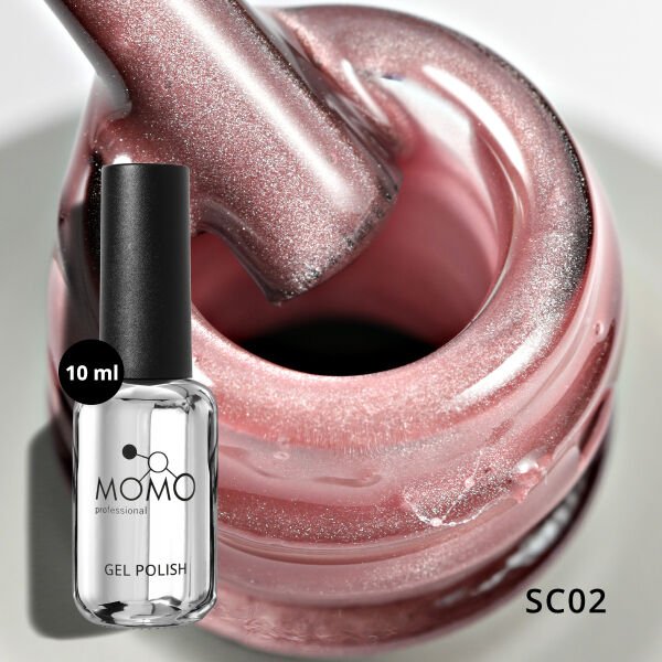 Momo Professional Korean Cat Eye, Silky Cat Eye Kedi Gözü Kalıcı Oje SC02 Pastel Rose (10ml)