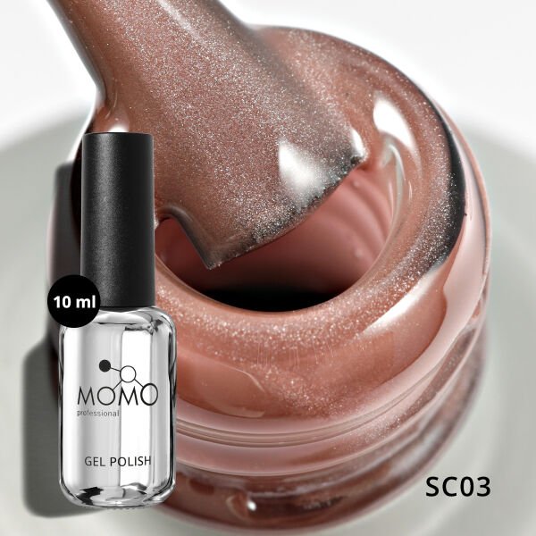 Momo Professional Korean Cat Eye, Silky Cat Eye Kedi Gözü Kalıcı Oje SC03 Sütlü Kahve (10ml)