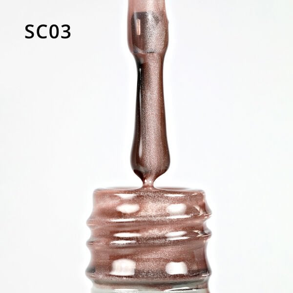 Momo Professional Korean Cat Eye, Silky Cat Eye Kedi Gözü Kalıcı Oje SC03 Sütlü Kahve (10ml)